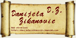 Danijela Žikanović vizit kartica